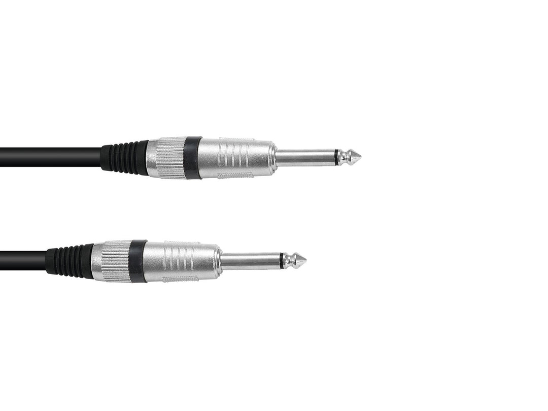 OMNITRONIC Jack-kaapeli 6.3 mono 6m bk ROAD
