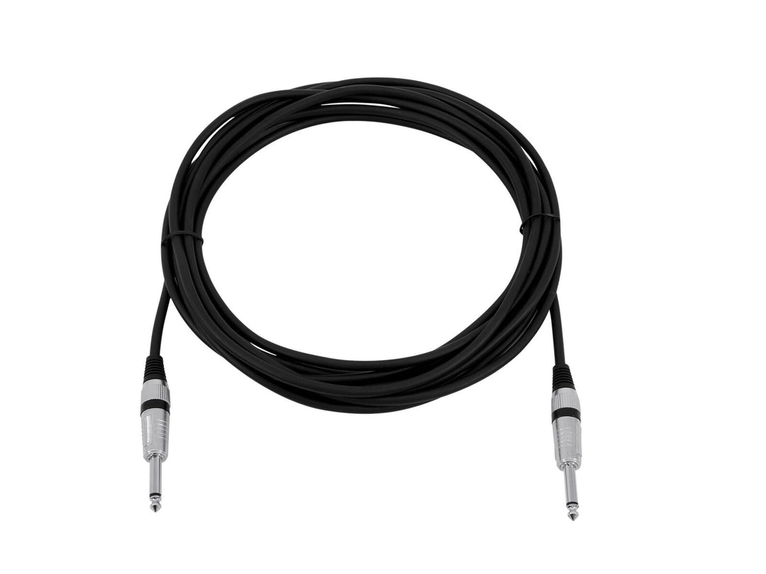 OMNITRONIC Jack-kaapeli 6.3 mono 6m bk ROAD