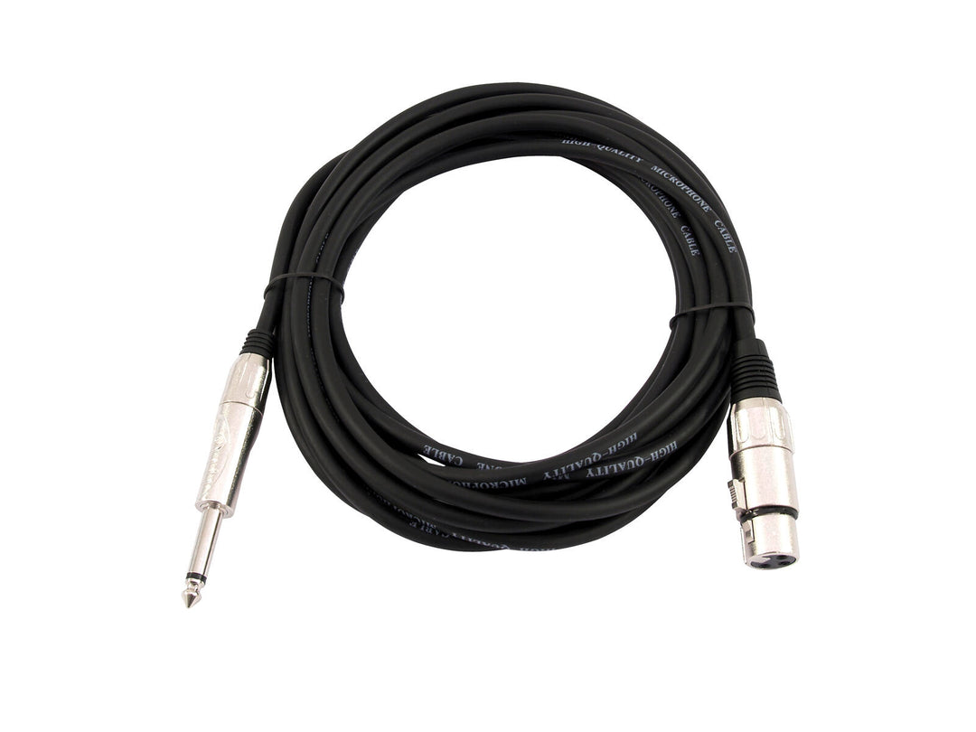 OMNITRONIC Adapterikaapeli XLR(F)/Jack mono 2m bk