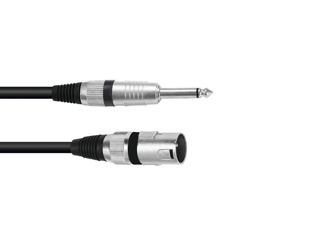 OMNITRONIC Adapterikaapeli XLR(M)/Jack mono 10m bk