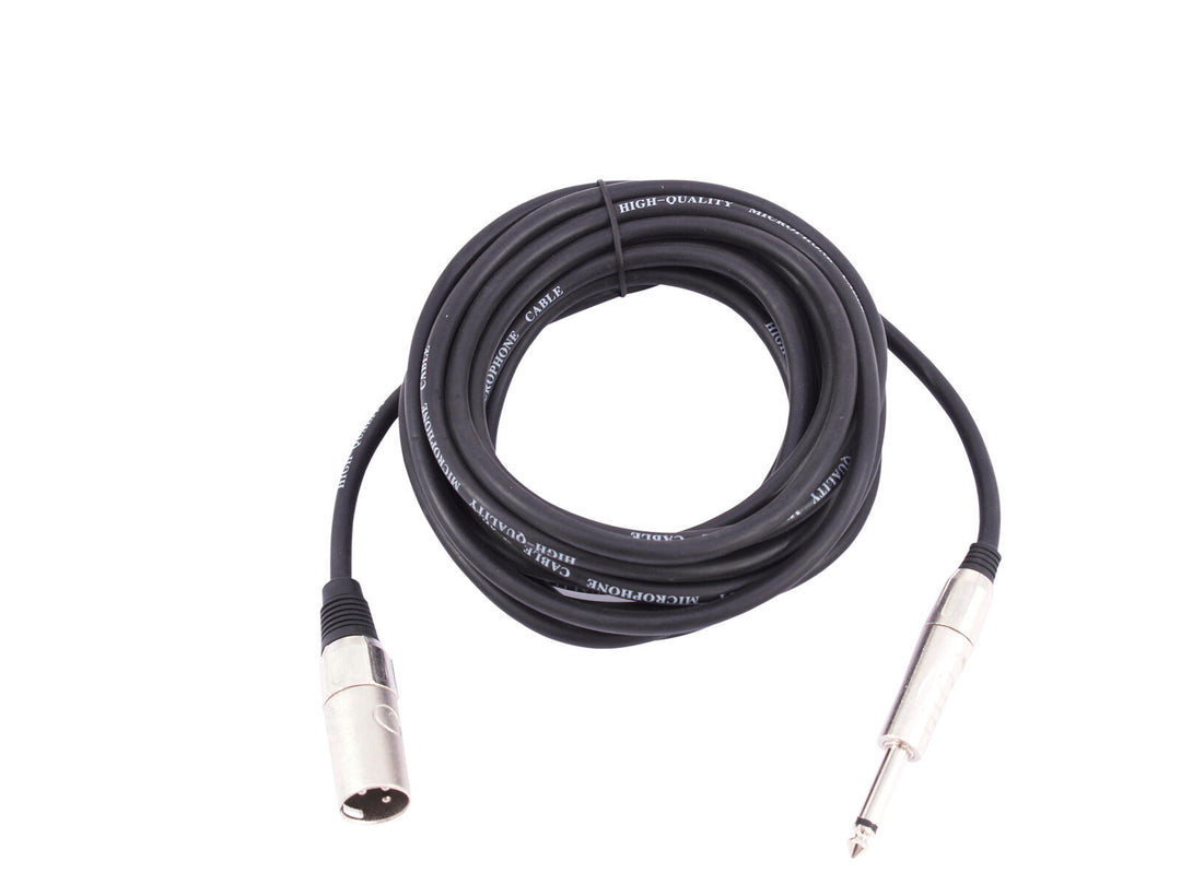 OMNITRONIC Adapterikaapeli XLR(M)/Jack mono 10m bk