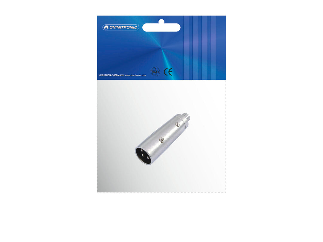 OMNITRONIC RCA(F)/XLR(M)-sovitin