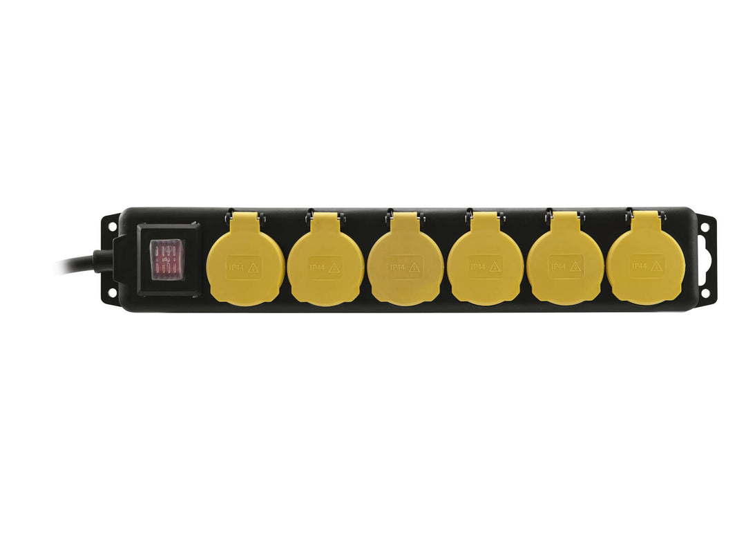 EUROLITE Jakaja 6-kertainen IP44 bk 1.5m