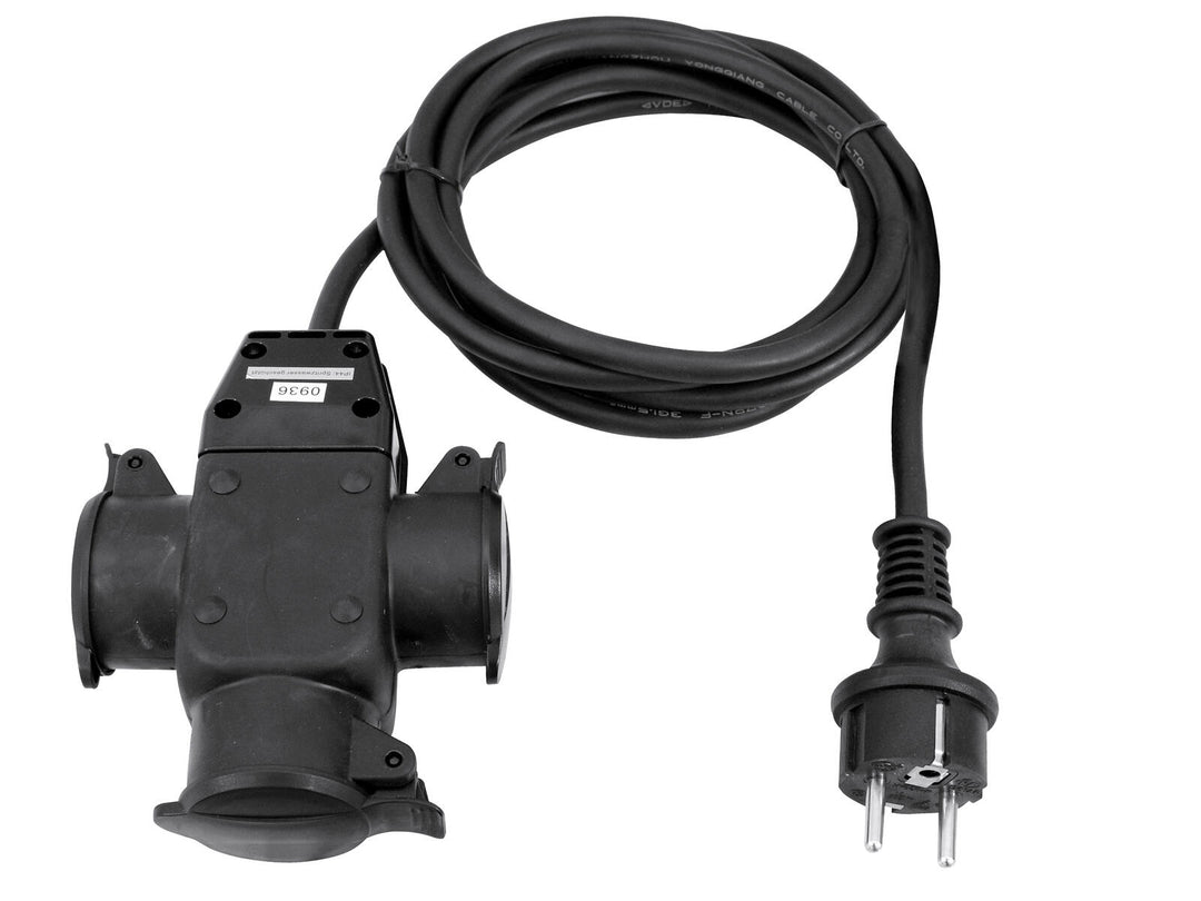EUROLITE jatkojohto 3x1.5 3m 3-napainen