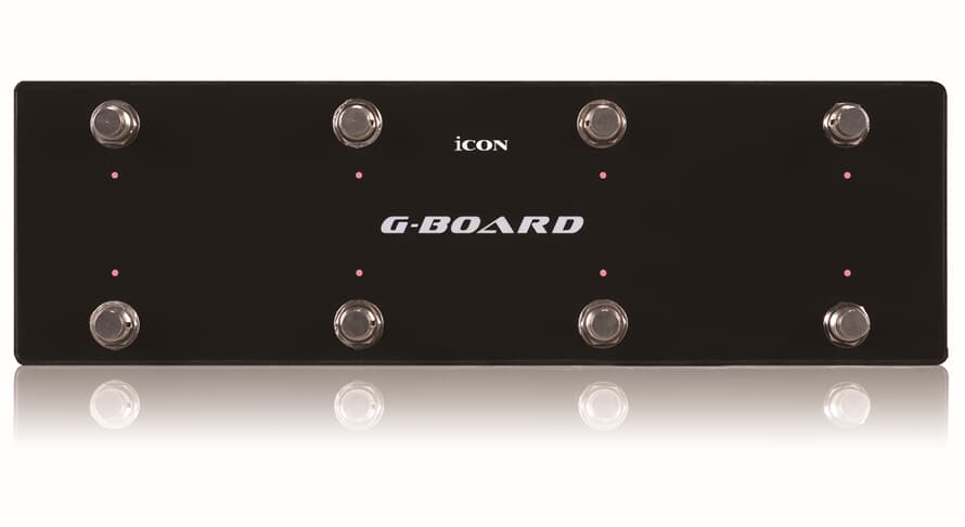 iCon G-Board midi-jalkakytkin, musta