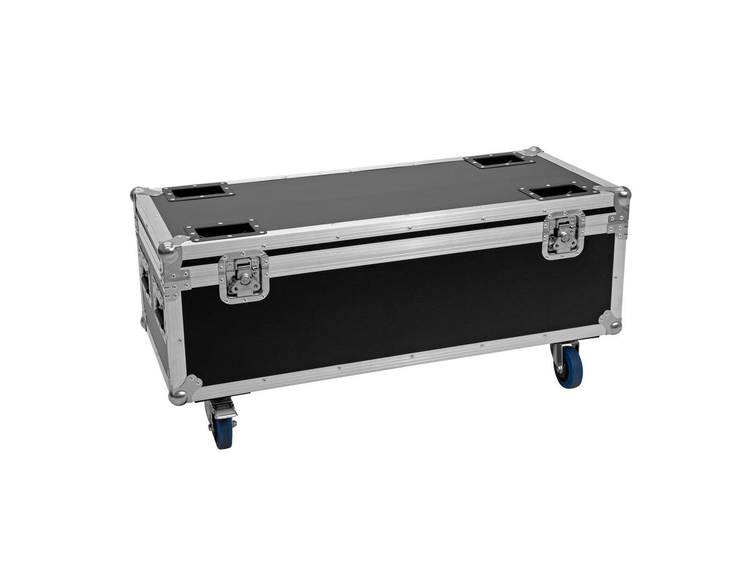 ROADINGER Flightcase 2x LED TMH Bar-S120 pyörillä
