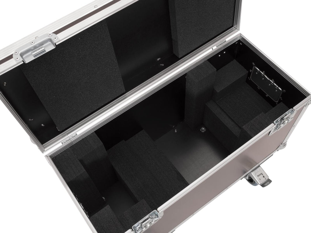 ROADINGER Flightcase 1x LED SL-350/SL-160 pyörillä