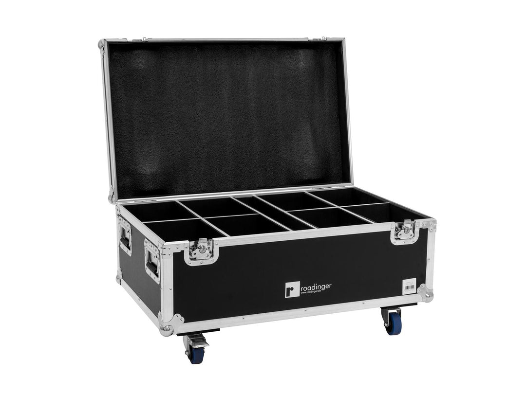 ROADINGER Flightcase 8x LED PAR IP 7x10W RGBL