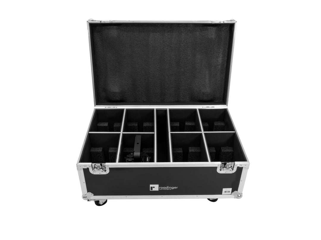ROADINGER Flightcase 8x LED PAR IP 7x10W RGBL