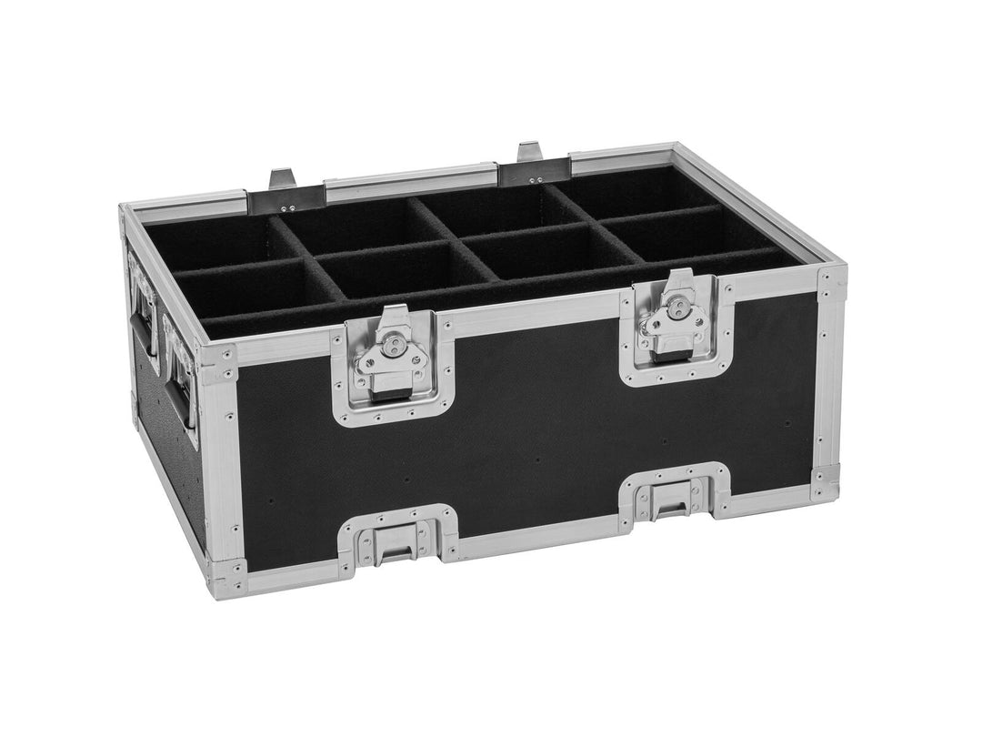 EUROLITE Set 16x LED Silent Par 6 QCL lattia bk + Case