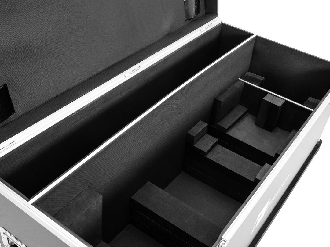 ROADINGER Flightcase 1x SL-1000 MFZ DMX Search Light pyörillä