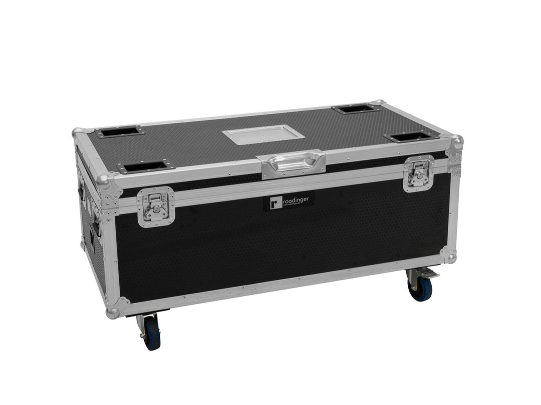 ROADINGER Flightcase 4x AKKU Multiflood IP 18x10W RGBW Wash CRMX lataustoiminnolla