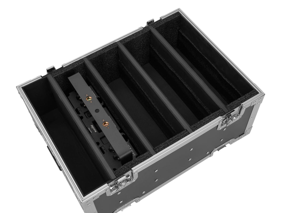 ROADINGER jatkomoduuli flightcase-laitteelle 4x IP PIX strobe RGB CW+WW