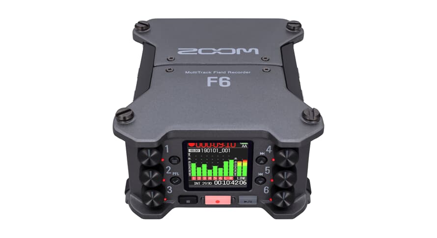 Zoom F6 Tallennin
