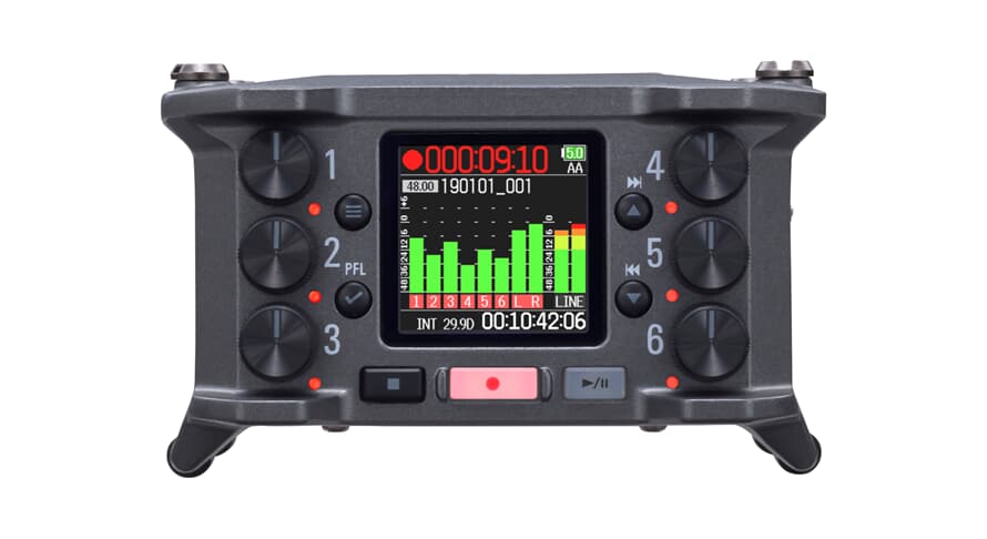 Zoom F6 Tallennin