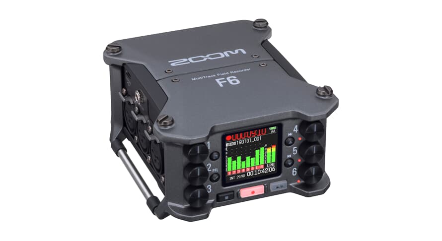 Zoom F6 Tallennin