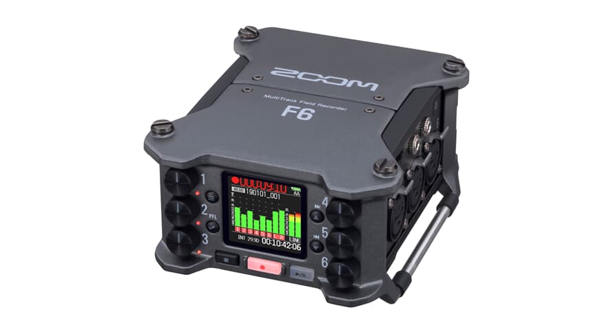 Zoom F6 Tallennin