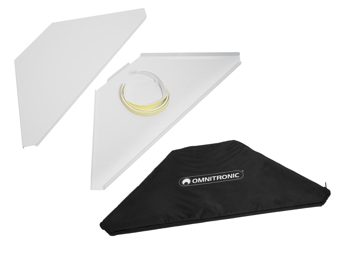 OMNITRONIC Kulmalaipat incl. Bag for Mobile DJ Stand wh