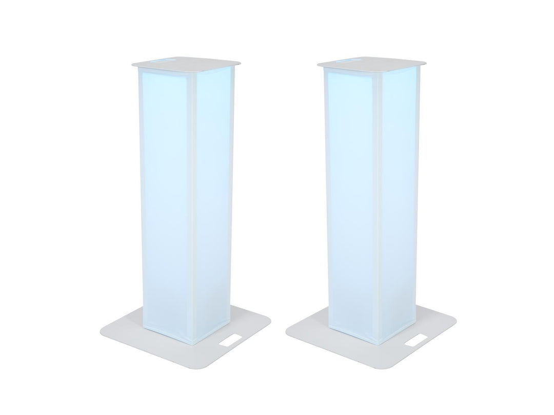 EUROLITE 2x Stage Stand 150cm sis. Cover ja Bag, valkoinen