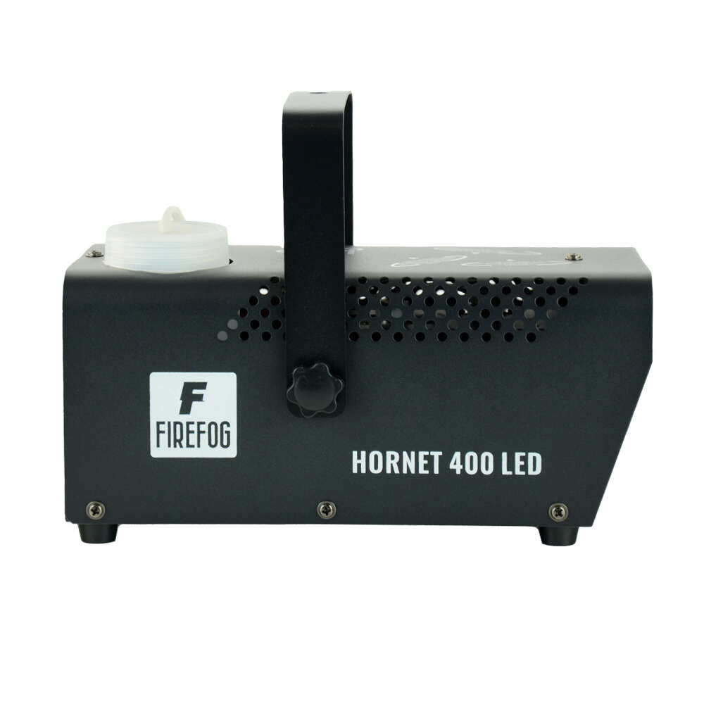 Firefog Hornet 400LED fog machine 400 W LED-valolla ja 2 kaukosäätimellä, musta