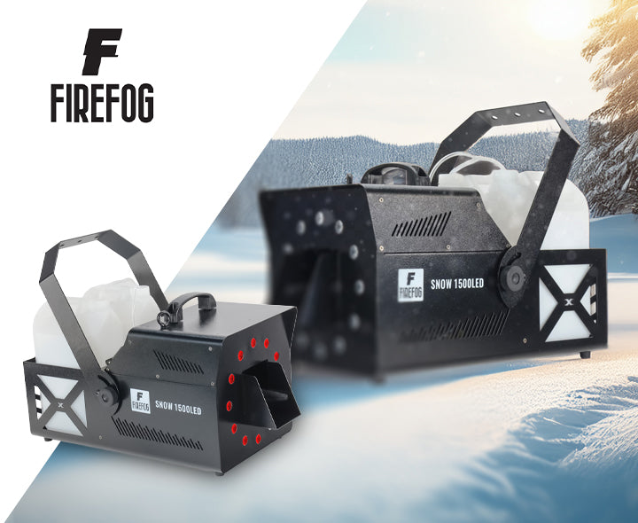 Firefog Snow 1500LED lumimasiinat 1500 W RGB LEDillä ja DMX:llä