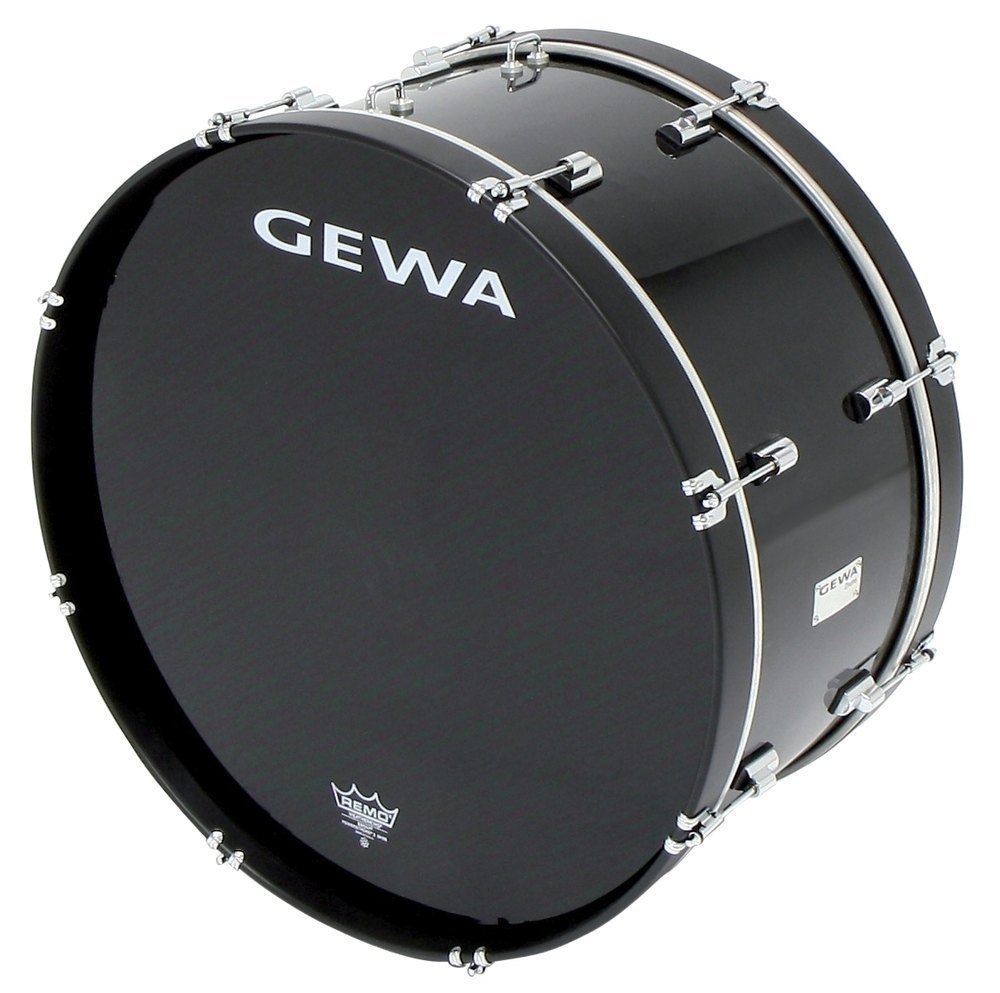 GEWA-marssibassorumpu 22" x 10", musta, Remo-kalvo