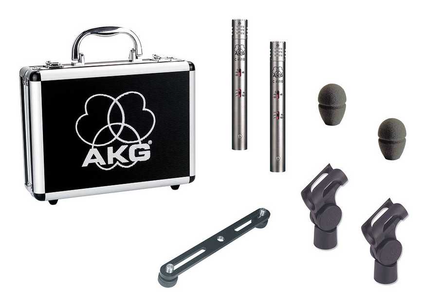 AKG C451B kondensaattorimikrofoni (stereosarja)