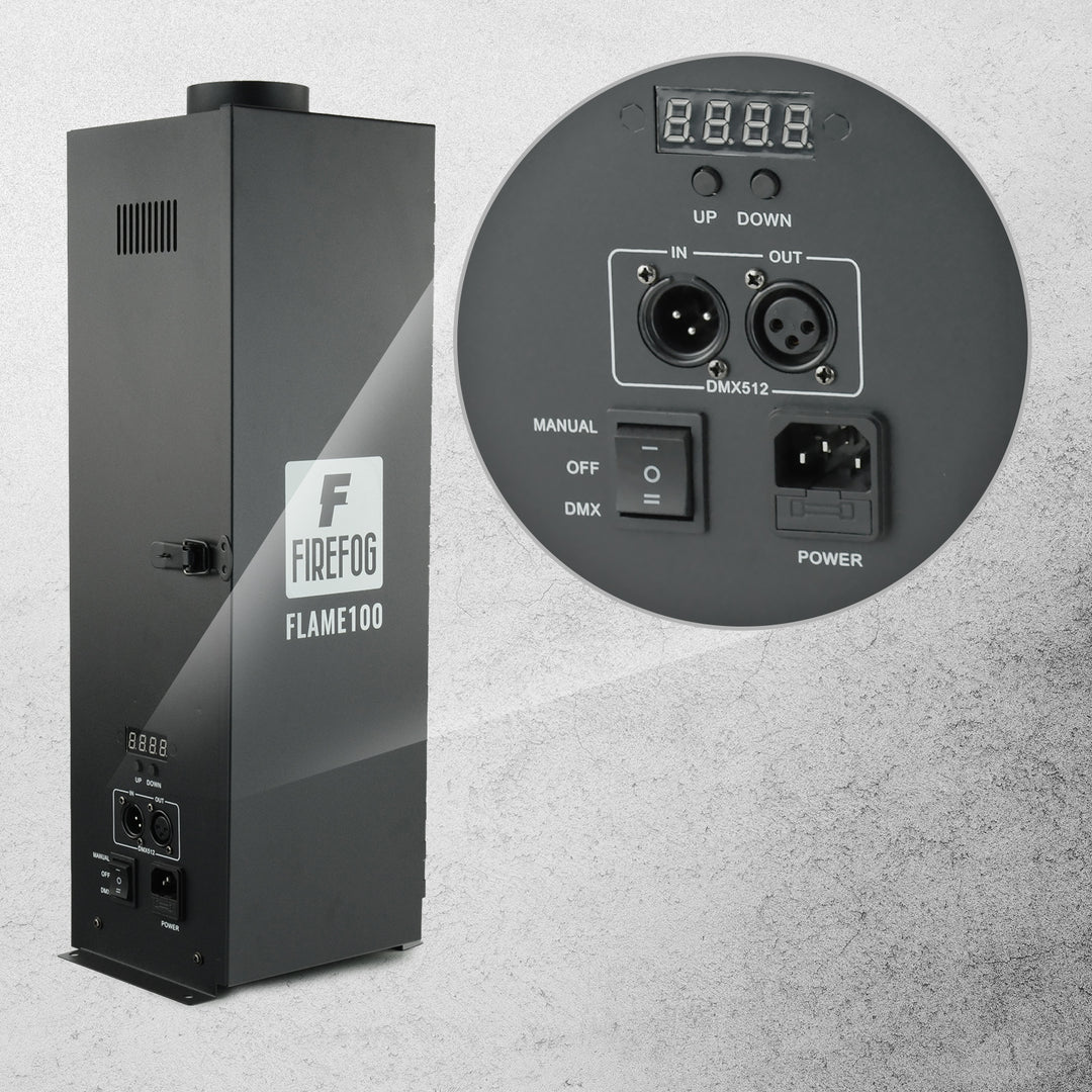 Firefog FLAME100 DMX-ohjattava liekkikone