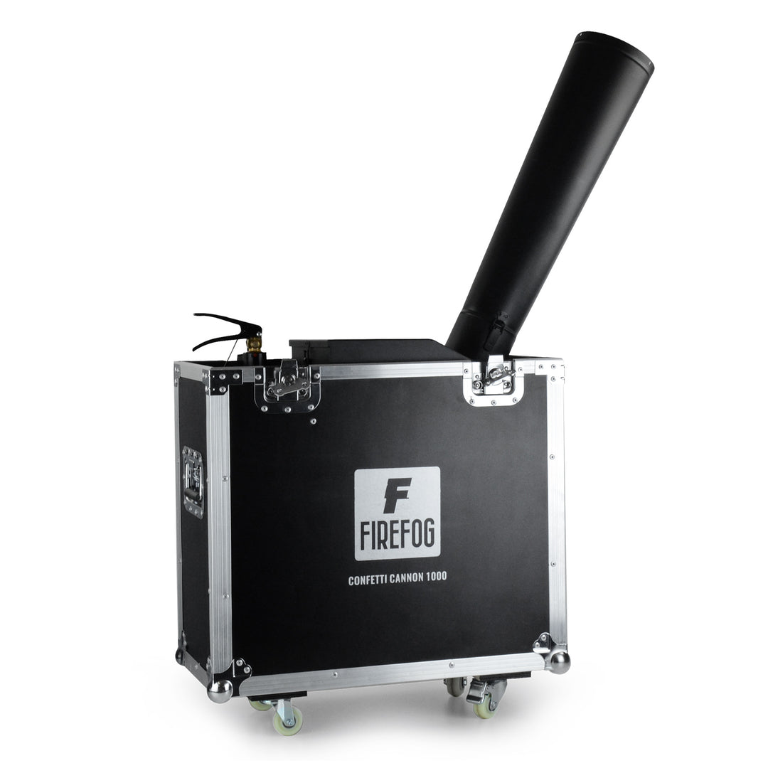 Firefog CANNON 1000+ CO2-konfettitykki case:ssa