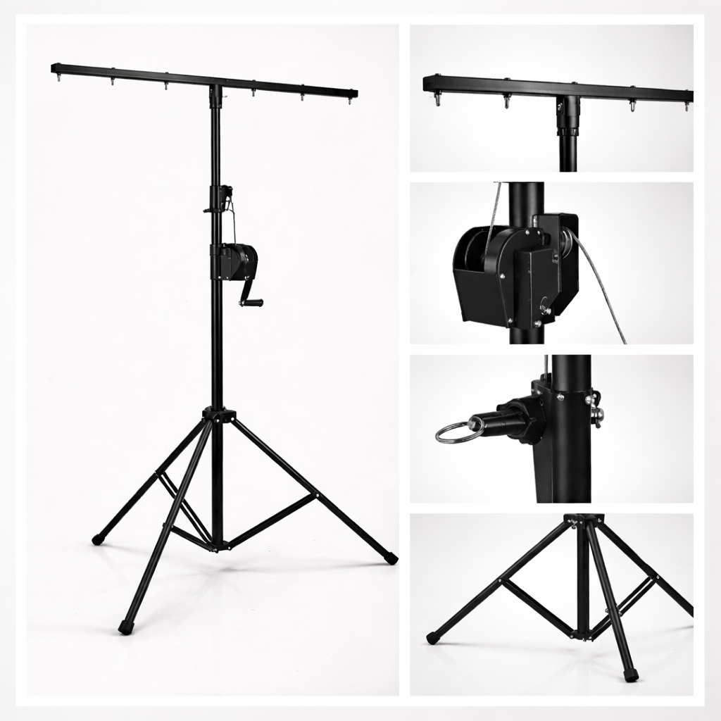Hardman LS2 wind-up -valojalusta, 1,6–2,8 m, 50 kg