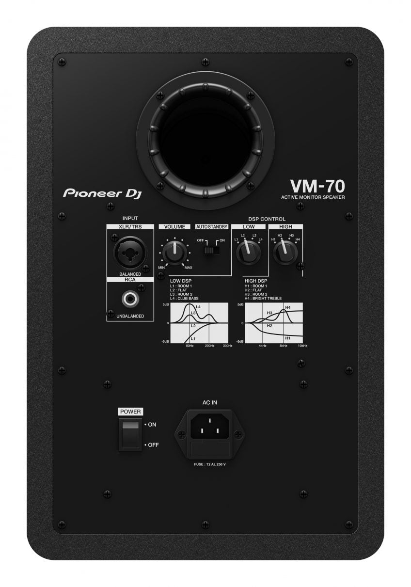 Pioneer DJ VM-70 Aktiivinen tutkimusmonitori