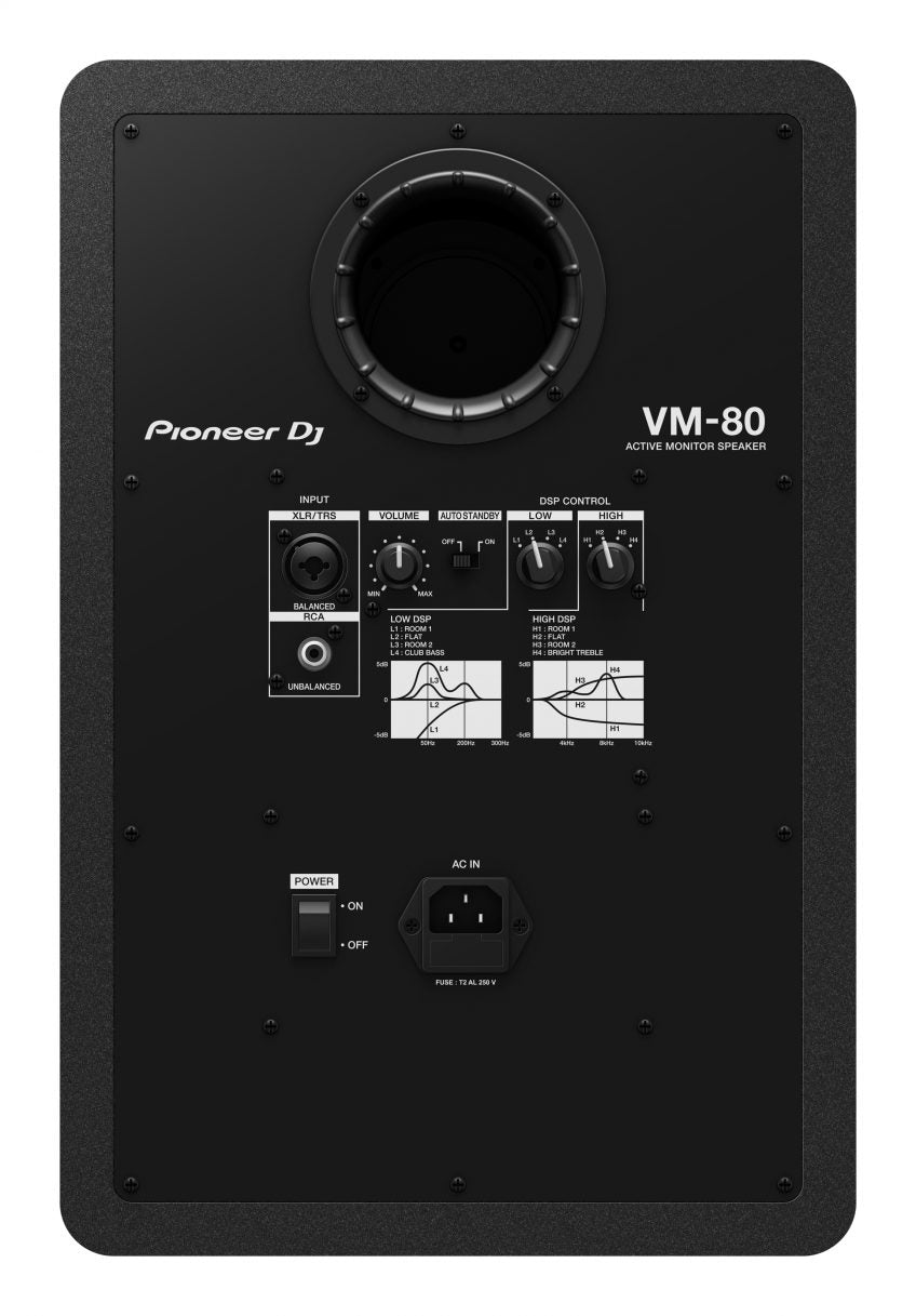 Pioneer DJ VM-80 Aktiivinen tutkimusmonitori