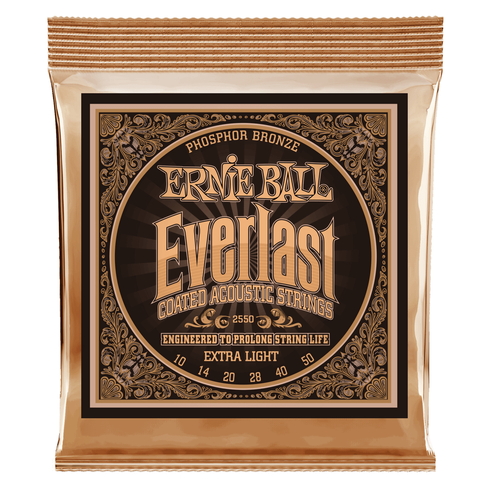Ernie Ball Everlast päällystetyt fosforipronssiset kitarajouset (akustinen)