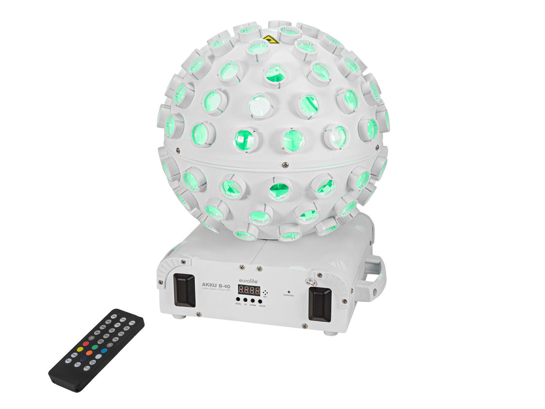 EUROLITE AKKU B-40 Laser Beam Effect AIR valkoinen