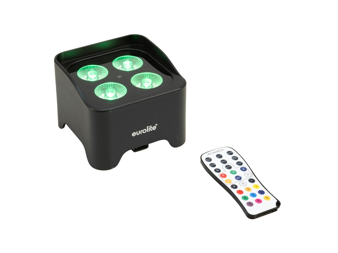 EUROLITE AKKU Mini UP-4 QCL -spottivalo MK2