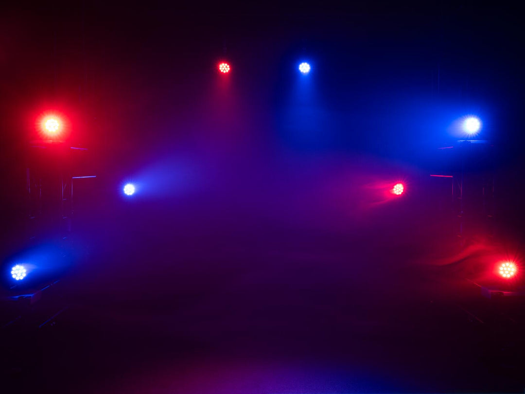 EUROLITE Set 4x LED PARty Spot Silent RGB/WW pehmeällä laukulla