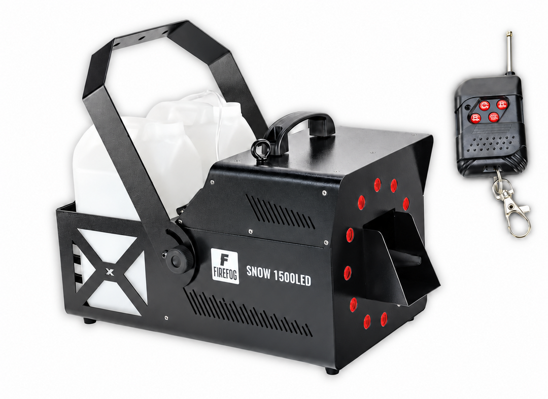 Firefog Snow 1500LED lumimasiinat 1500 W RGB LEDillä ja DMX:llä