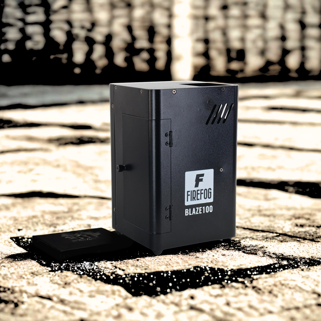 Firefog BLAZE100 liekkikone 200 W DMX:llä