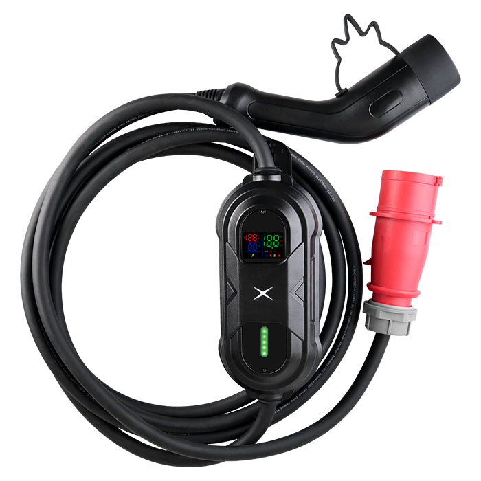 Avant-siirrettävä sähköauton laturi 11 kW/16 A CEE-liittimellä, 7 m
