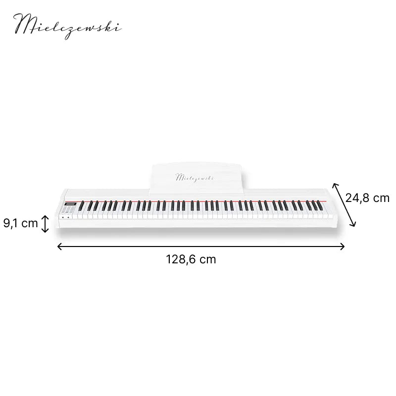 Mielczewski Tiento digitalpiano, valkoinen