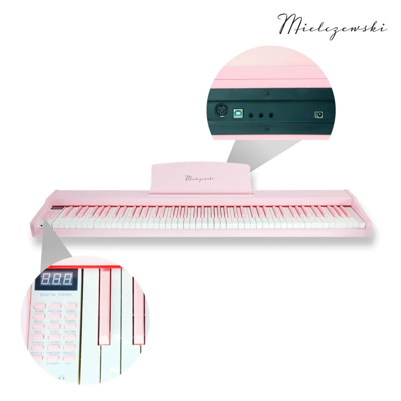 Mielczewski Tiento digitalpiano, pinkki