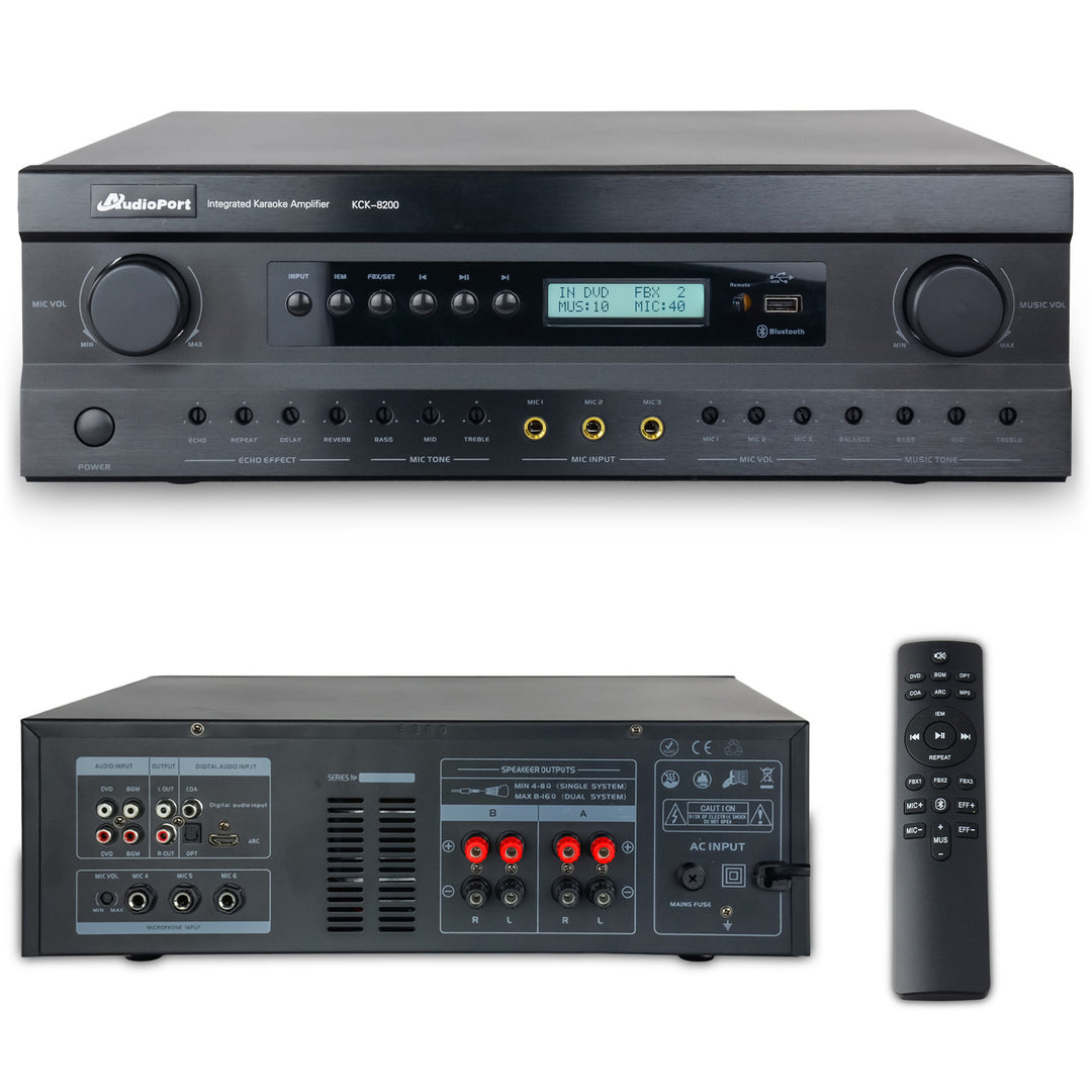 Audioport KC8200 2 x 200 W DSP:llä