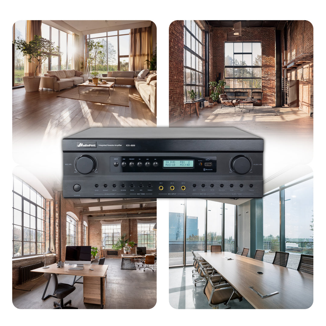 Audioport KC8200 2 x 200 W DSP:llä