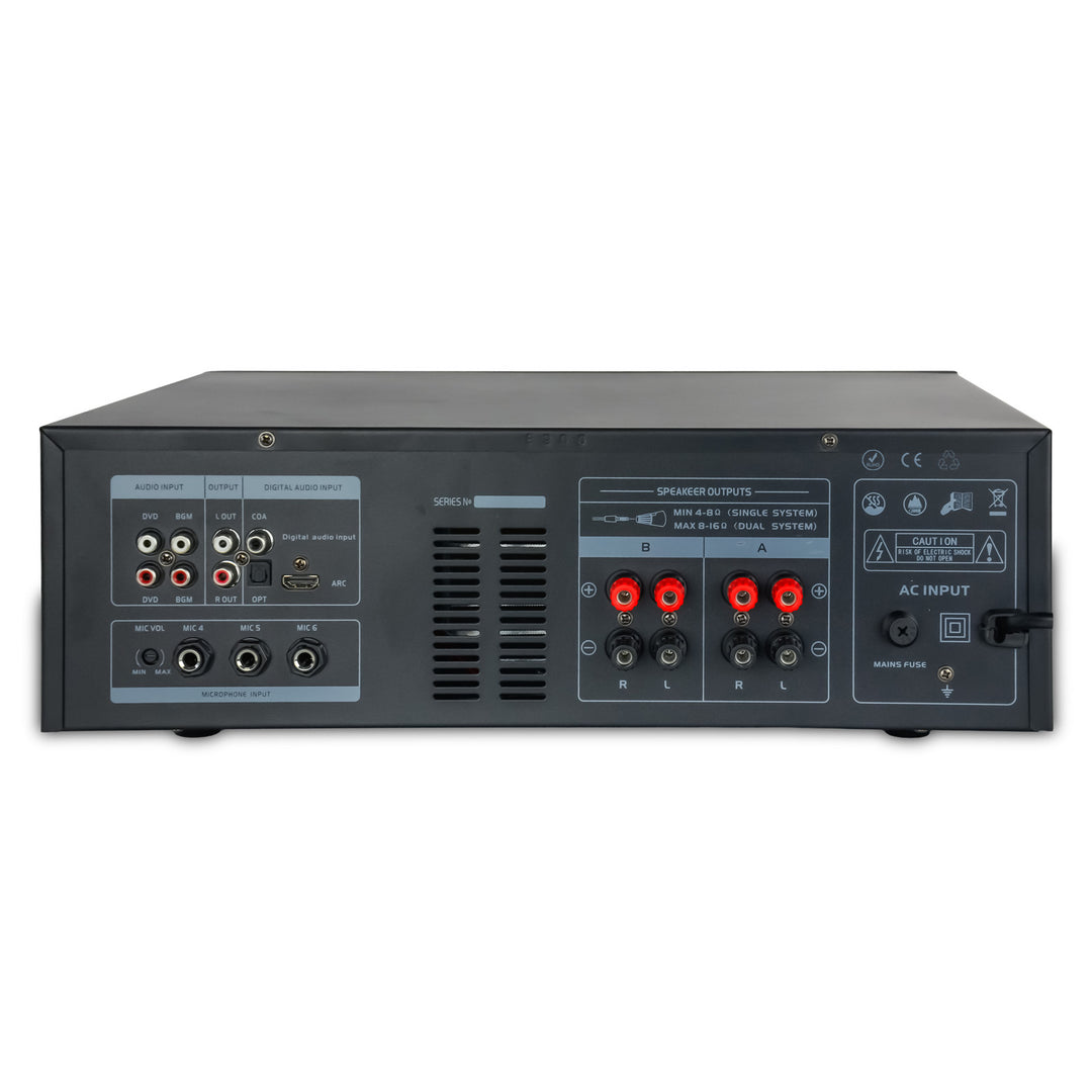 Audioport KC8300 -vahvistin 2 x 300 W DSP:llä