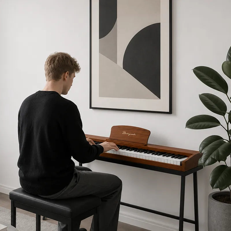 Mielczewski Canzona digitalpiano, vaalea mahonki