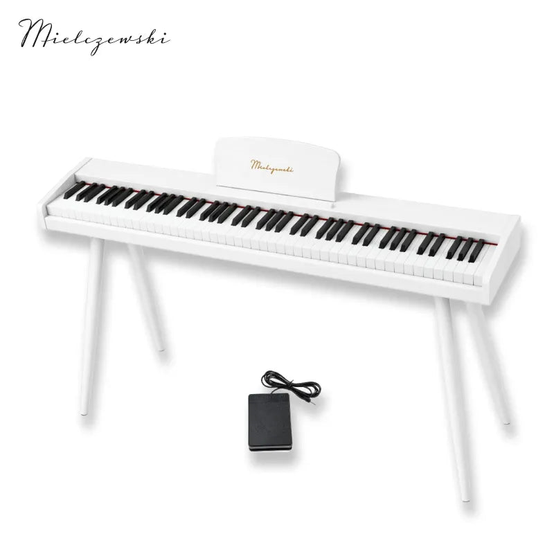 Mielczewski Canzonetta digitalpiano jaloilla, valkoinen