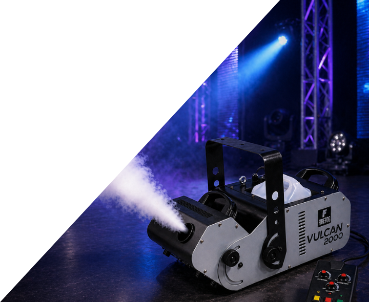 Firefog Vulcan 2000 fog machine 2000 W, säädettävällä kulmalla