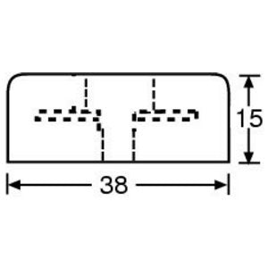 Kumijalka 38 x 15 mm