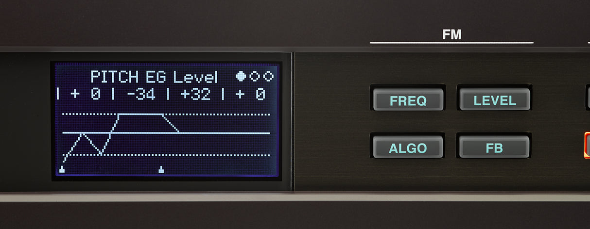 Yamaha Reface DX Synth Keyboard (musta)