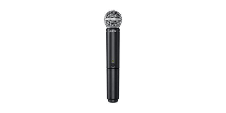Shure BLX2/SM58-S8 kädessä pidettävä langaton Mikrotonit (823–832 MHz)